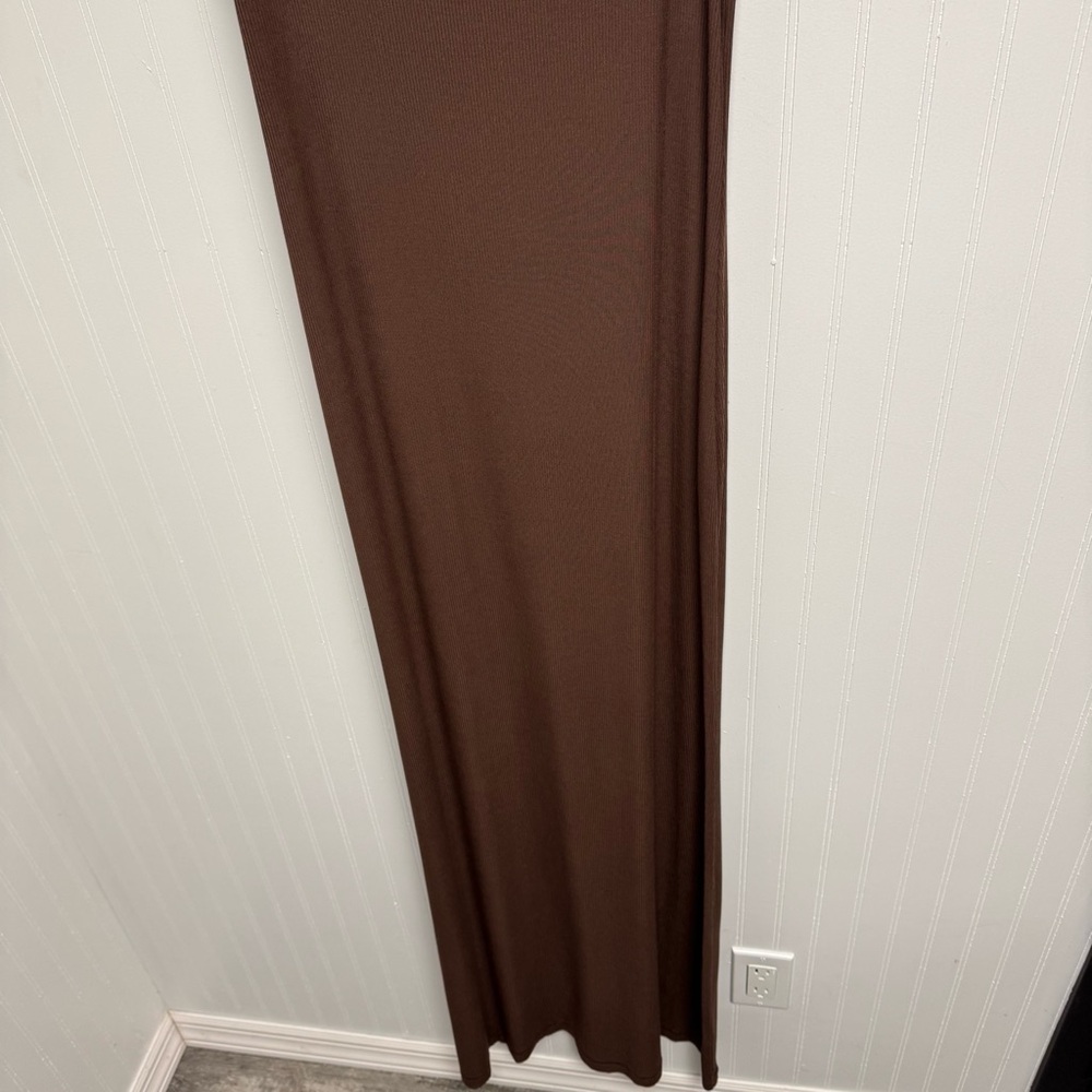 Skims XL Cocoa Soft Lounge Long Slip Dress - Picture 4 of 10